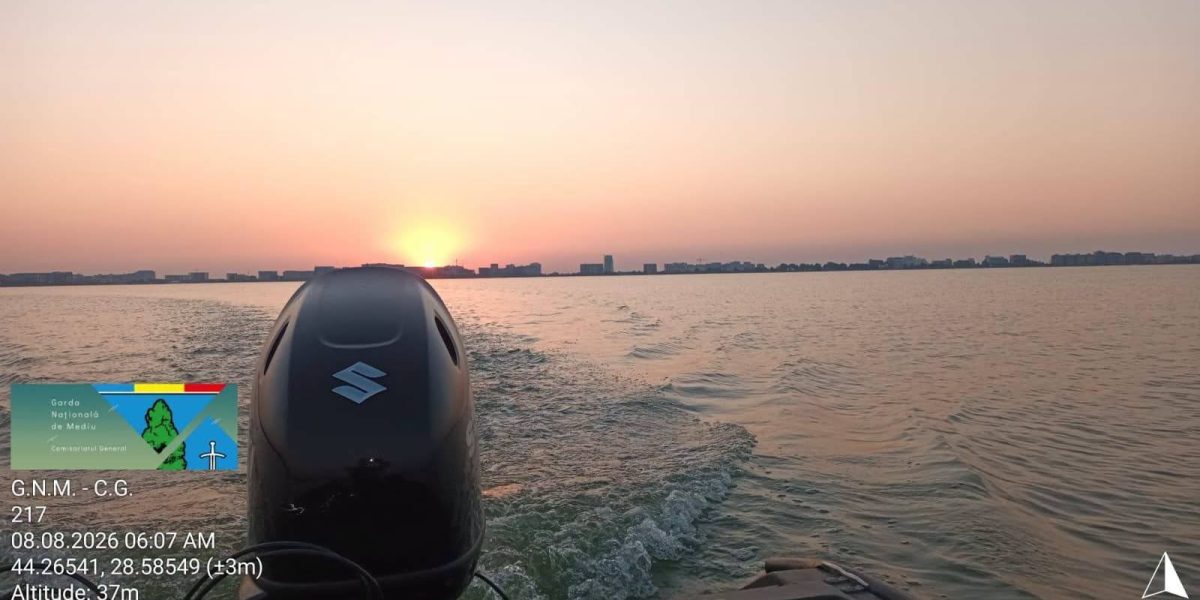 Ape menajere în Lacul Neptun. Amenzi de 4,3 mil. lei pe litoral