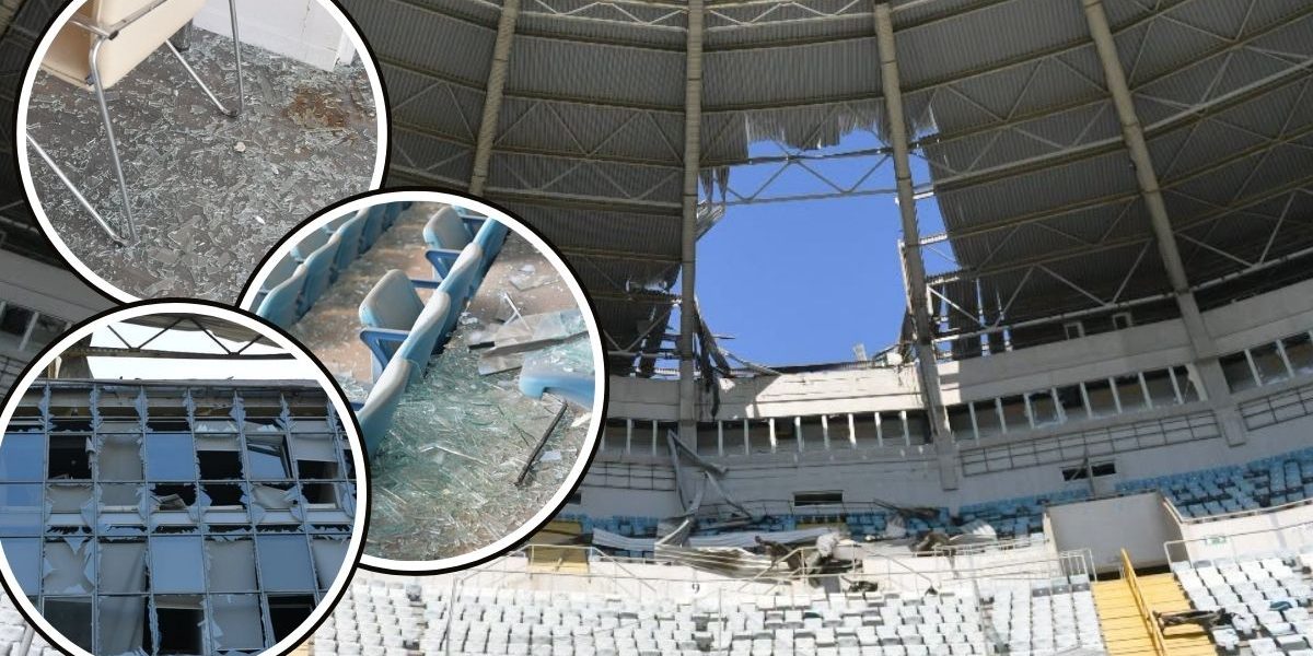 Rusia a atacat stadionul lui Dinamo Kiev: imagini, reacții șocante