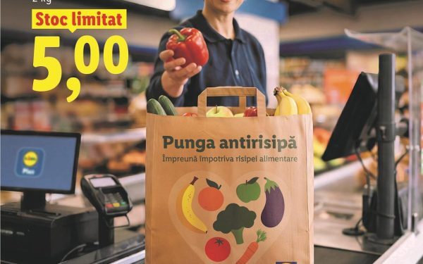Lidl România luptă cu risipa: sacul anti-deșeuri pentru legume-fructe