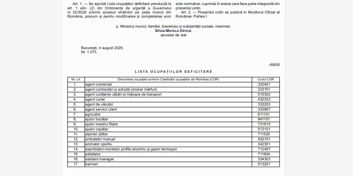 Străinii non-UE primesc mai multe joburi în România