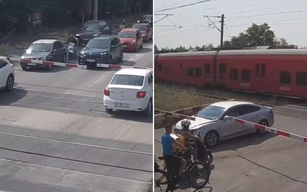 Șoferi blocați la Petricani. CFR acuză inconștiența