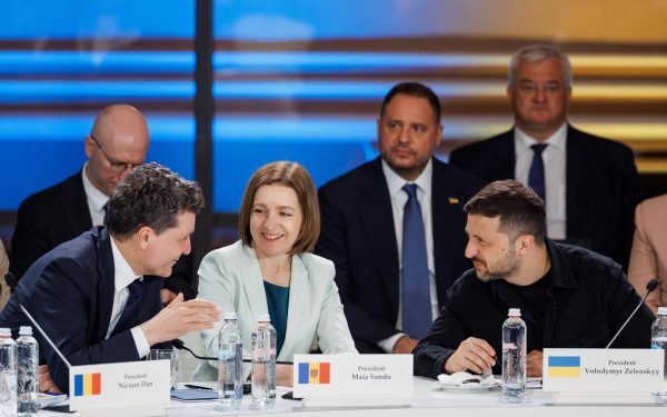 Nicușor Dan, conferință la Chișinău cu Sandu și Zelenski