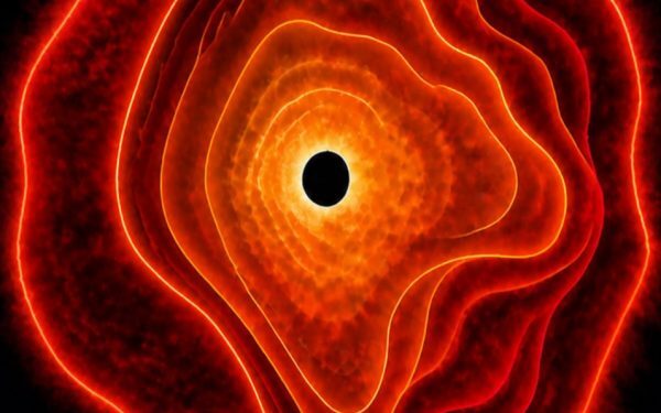 Stea, groază cosmică: gaura neagră devorează inima