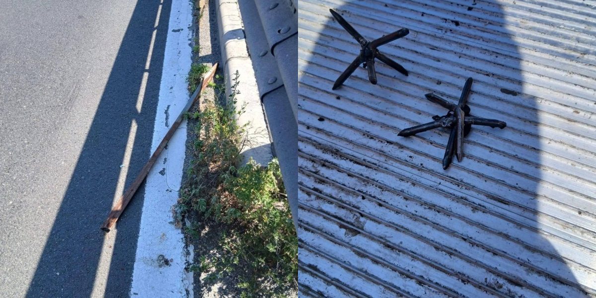 Autostrada Soarelui sub asediu: Obiecte metalice periculoase