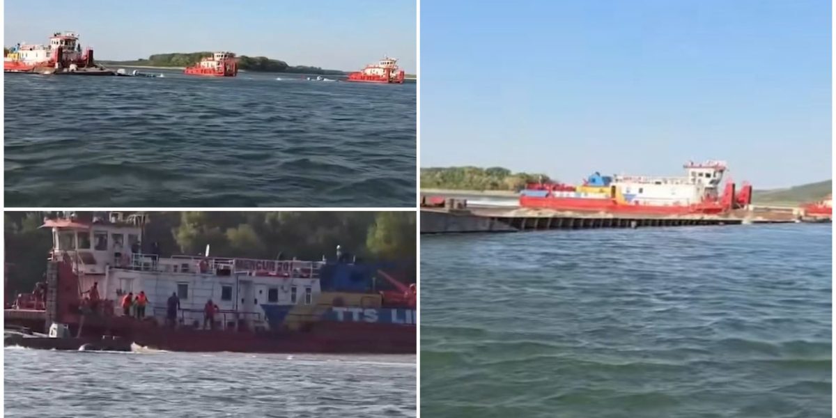 Barjele din Dunăre, scufundate: Efectele se resimt