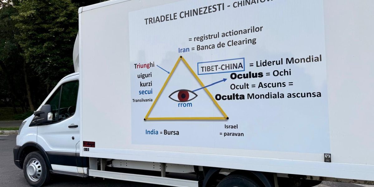 Teorii Conspiraționiste pe Dube în Centrul Bucureștiului: Ținte Zelenski și China