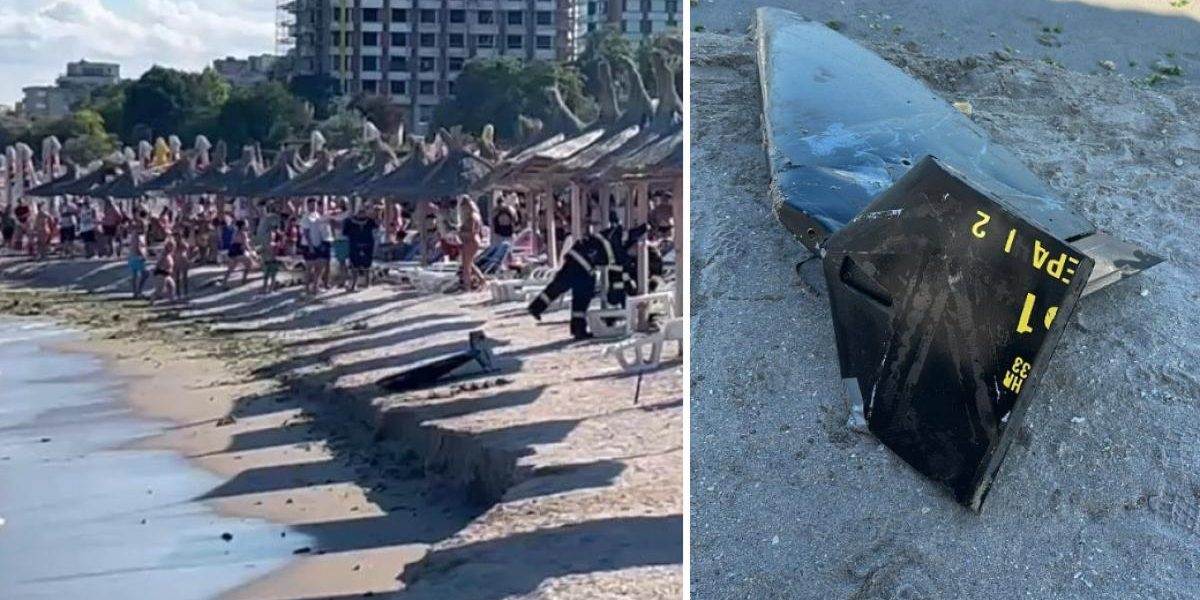 Saturn: Teroare pe plajă, fragmente de dronă printre turiști