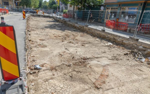 Vestigii arheologice pe șantier din București, lucrări oprite
