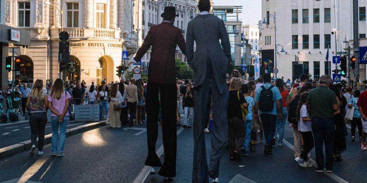 Calea Victoriei, transformată în festival: sport, artă și distracție