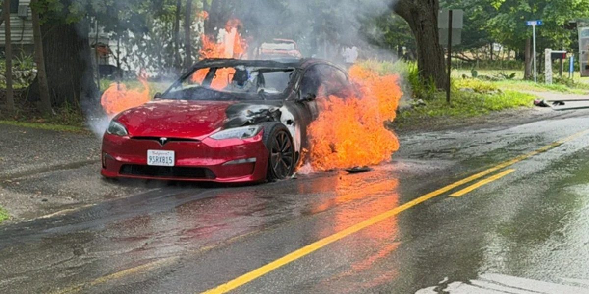 Șoc la pompieri: Tesla a năvălit în curte, apoi a apărut o nebunie