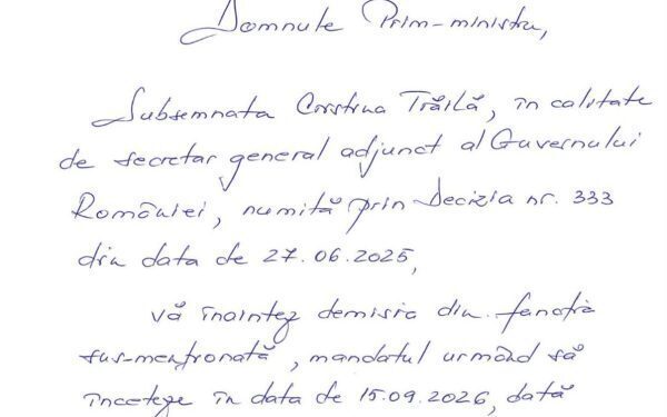 Trăilă demisionează: „Nevinovată! Ilie Bolojan e speculat”