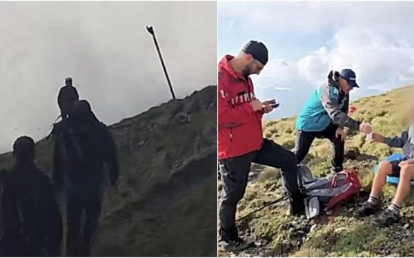 Bătrân abandonat pe Moldoveanu de familie, rătăcit pe munte