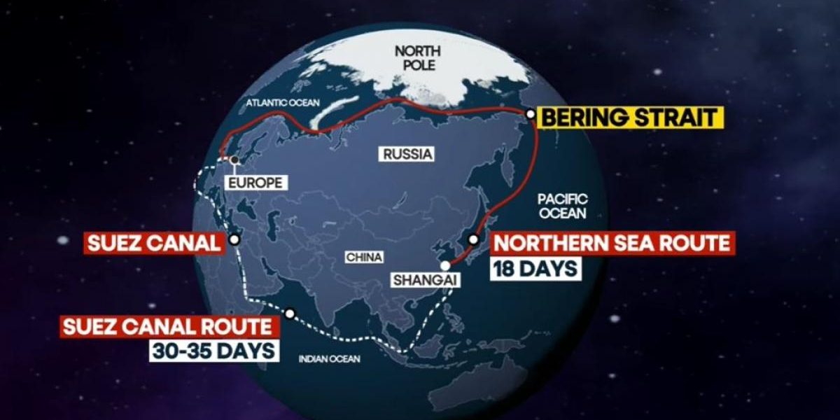 China deschide ruta maritimă spre Europa prin Arctica