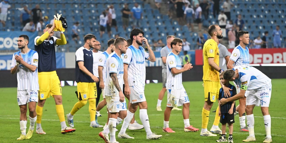 Universitatea Craiova: Copiii dezamăgiți după meciul cu FC Argeș