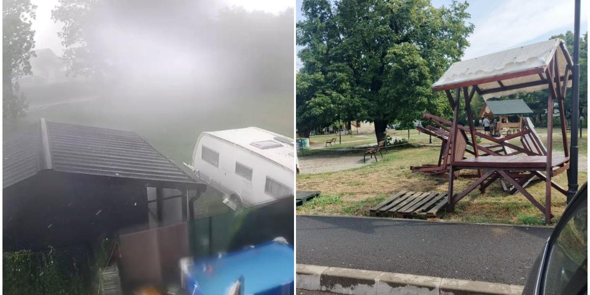 Furtună violentă în vestul țării. Maramureș sub asaltul naturii