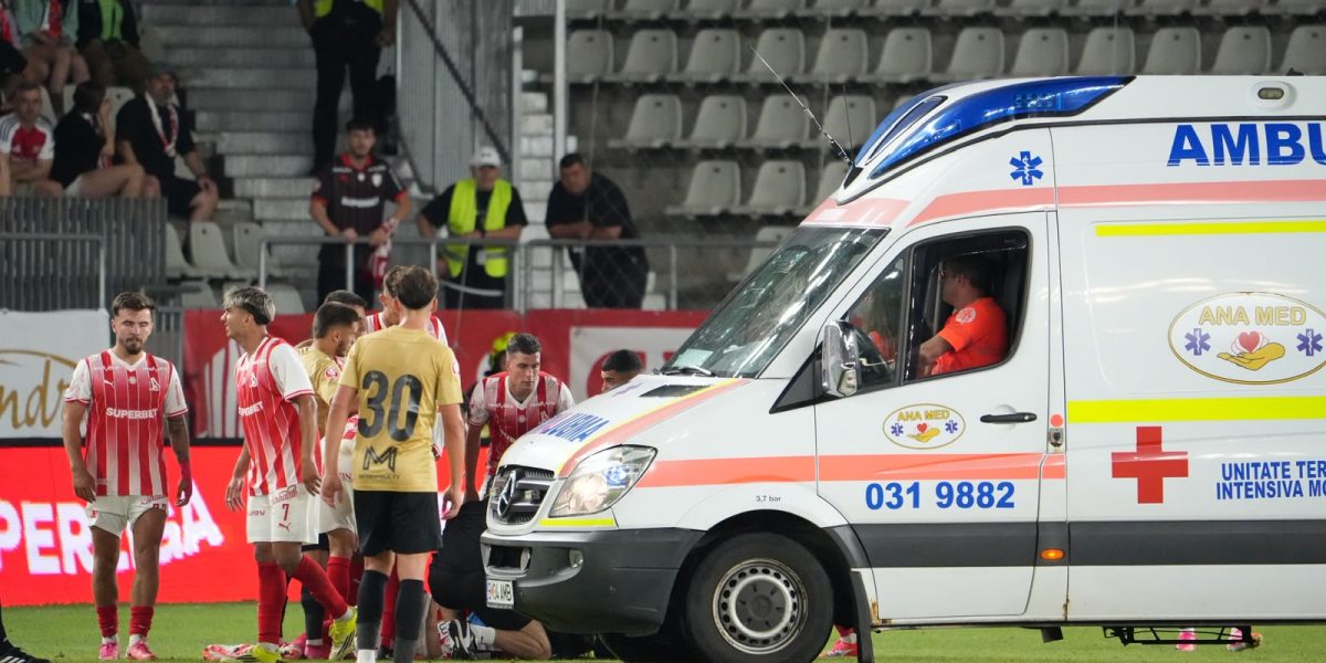 Dinamo – FC Voluntari: Jucător inert pe gazon, urgență medicală