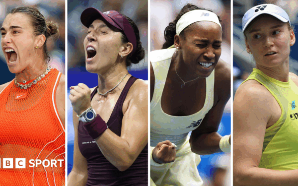 US Open: Semifinală istorică cu Sabalenka, Gauff, Pegula, Rybakina