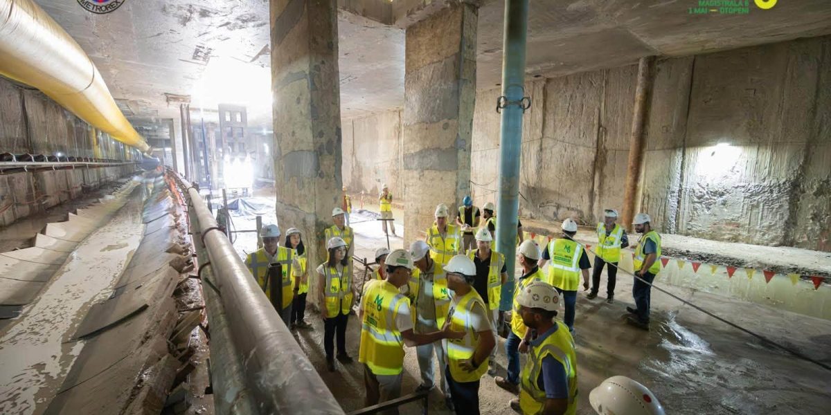 M6 Otopeni: 500m până la Expoziției, structura sud e gata