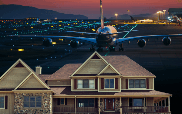 Iași: Primăria a aprobat casă pe culoar de zbor, aeroportul șocat.